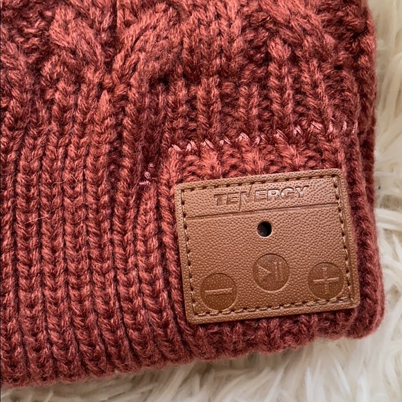 🎉HP🎉 Tenergy Smart Bluetooth Beanie 💗 Rust - Picture 5 of 16
